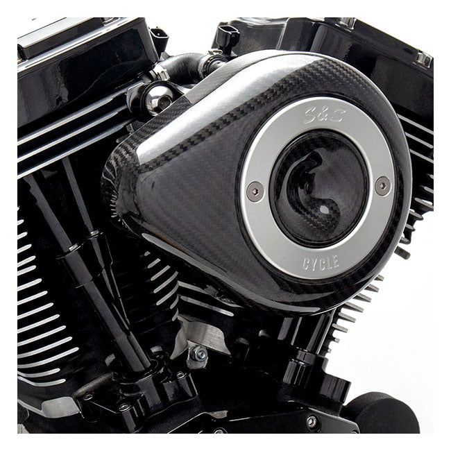 S&S Stealth, carbon teardrop air cleaner kit Air Cleaner S&S