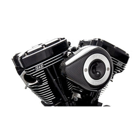S&S Stealth, carbon teardrop air cleaner kit Air Cleaner S&S