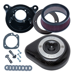 S&S Stealth, carbon teardrop air cleaner kit Air Cleaner S&S
