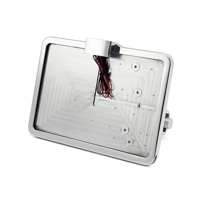 Cpv, ''Slide In'' License Plate Bracket. Side Mount, Polished License Plate Brackets Cpv