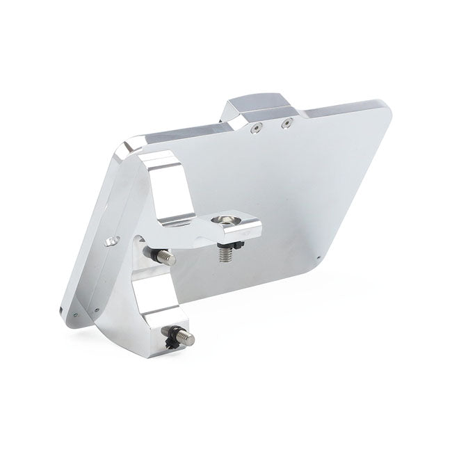 Cpv, ''Slide In'' License Plate Bracket. Side Mount, Polished License Plate Brackets Cpv