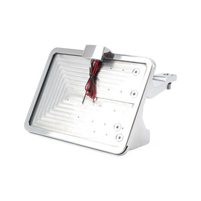 Cpv, ''Slide In'' License Plate Bracket. Side Mount, Polished License Plate Brackets Cpv