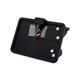 Cpv, ''Slide In'' License Plate Bracket. Side Mount, Black License Plate Brackets Cpv