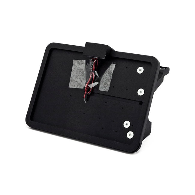Cpv, ''Slide In'' License Plate Bracket. Side Mount, Black License Plate Brackets Cpv