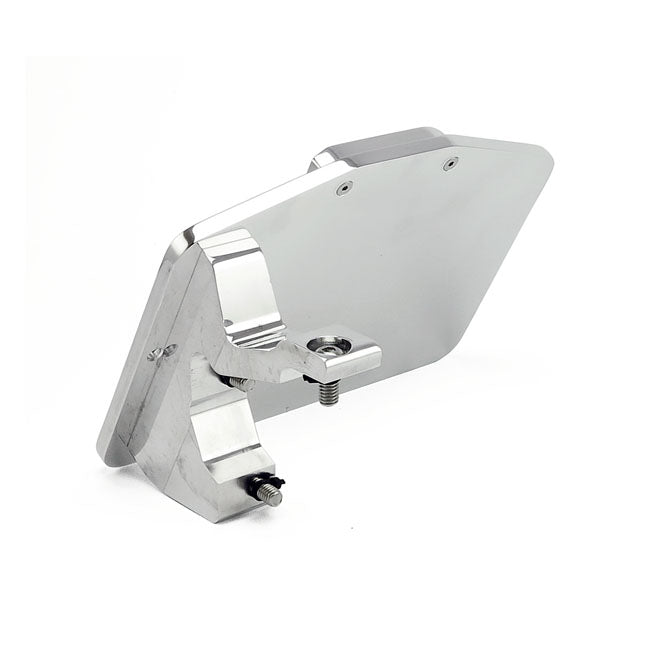 Cpv, License Plate Bracket Kit Swing. Polished. Eu License Plate Brackets Cpv