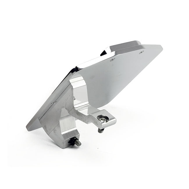 Cpv, License Plate Bracket Kit Swing. Polished. Germany License Plate Brackets Cpv
