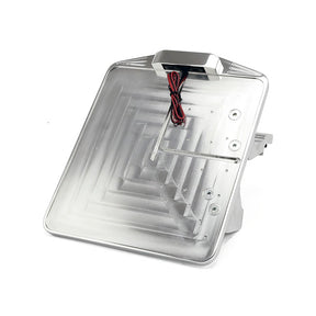 Cpv, License Plate Bracket Kit Swing. Polished. Germany License Plate Brackets Cpv