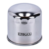 Emgo spin on oil filter chrome OIL FILTERS Emgo
