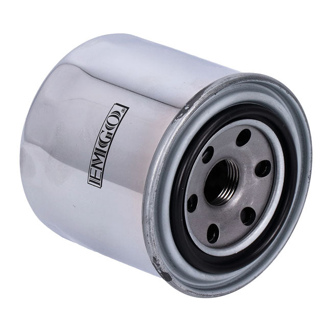 Emgo spin on oil filter chrome OIL FILTERS Emgo