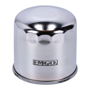Emgo spin on oil filter chrome OIL FILTERS Emgo