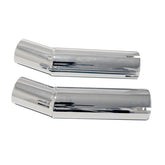 Emgo, Triumph muffler adapters. Chrome EXHAUST MISC Emgo