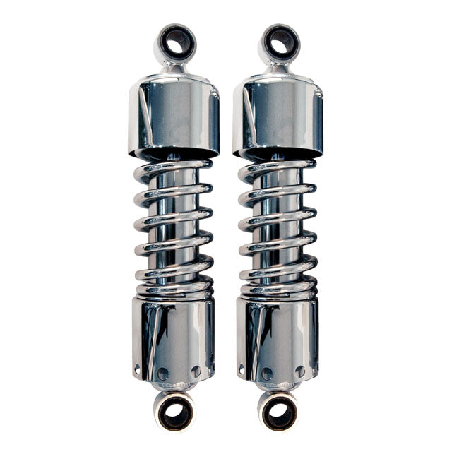 Shock absorbers 11", without cover. Chrome SHOCK ABSORBERS Emgo