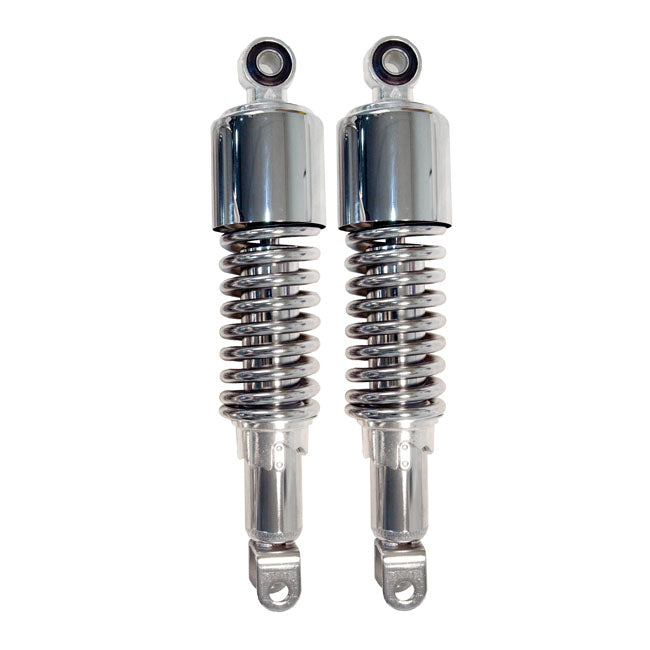 Emgo Shorty shock absorbers 11.4"/289mm chrome SHOCK ABSORBERS Emgo
