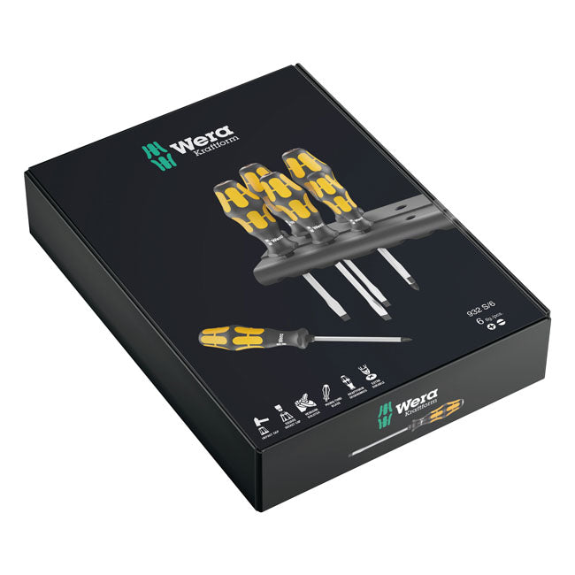 Wera screwdriver set Kraftform chisel Series 900 Screwdrivers Wera