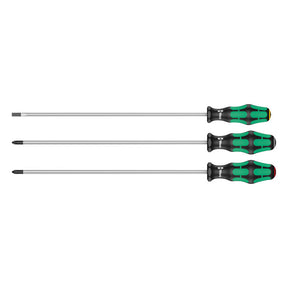 Wera screwdriver set 3 pcs. Kraftform 300 plus extra long Screwdrivers Wera