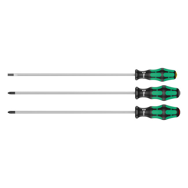 Wera screwdriver set 3 pcs. Kraftform 300 plus extra long Screwdrivers Wera