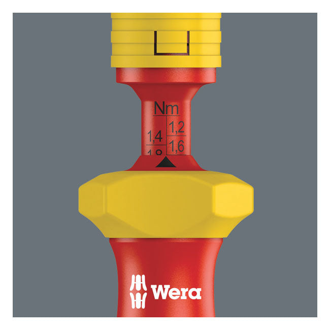Wera adjustable torque handle VDE Kraftform Screwdrivers Wera