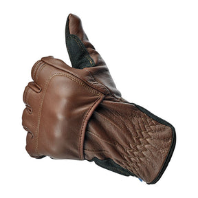 Biltwell Belden gloves chocolate/black GLOVES Biltwell