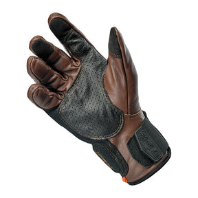 Biltwell Borrego gloves chocolate/black CE appr. GLOVES Biltwell