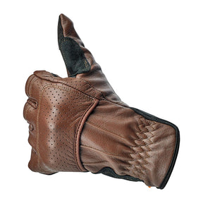 Biltwell Borrego gloves chocolate/black CE appr. GLOVES Biltwell
