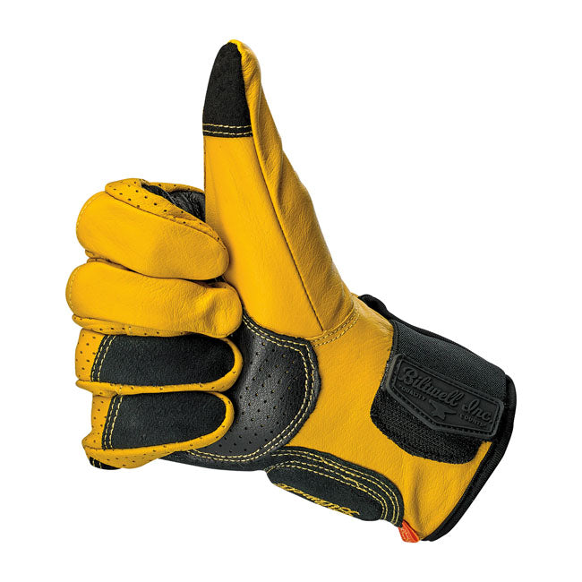 Biltwell Borrego gloves gold/black GLOVES Biltwell