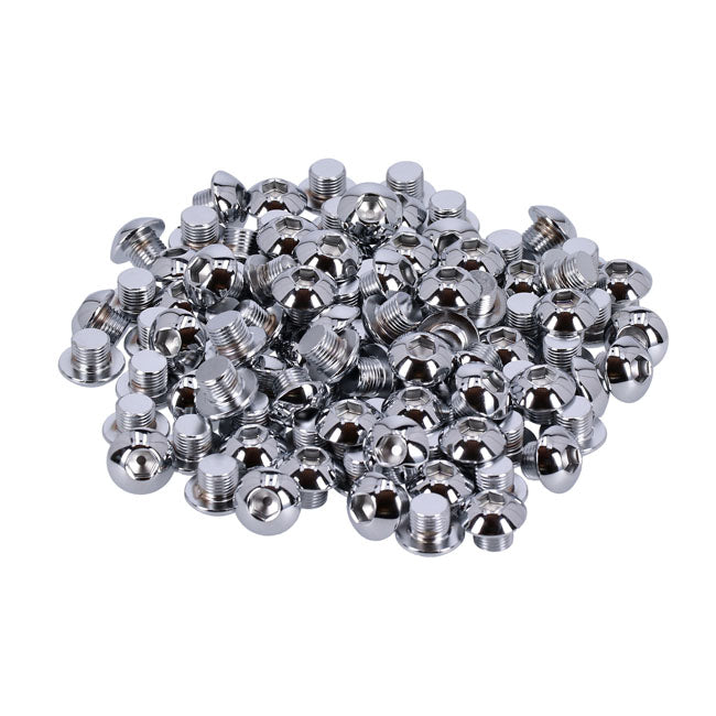 Gw 1/2 20 X 3/8 Buttonhead Bolt Chrome Bolts Usa Sizes Gardner Westcott