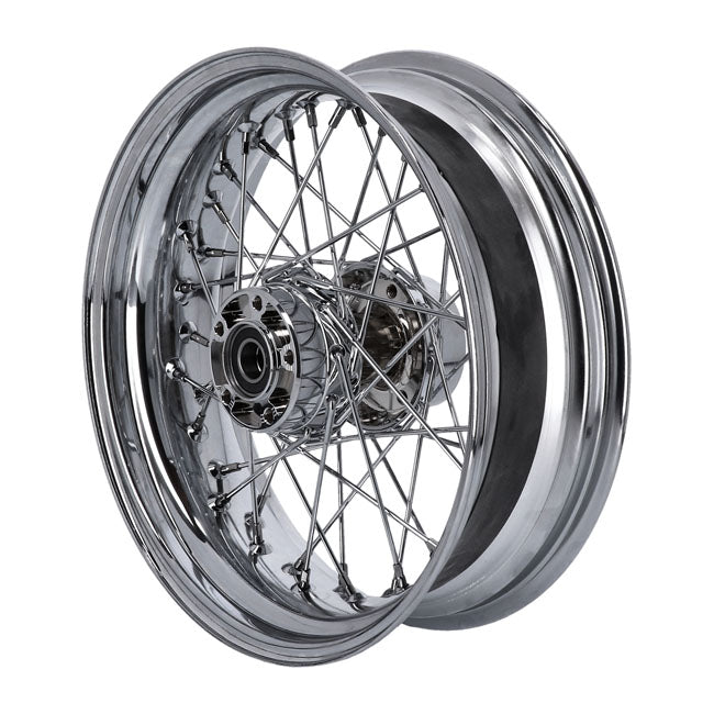 5.00 X 16 Rear Wheel 40 Spokes Chrome Rear Wheels 16 Inch Mcs