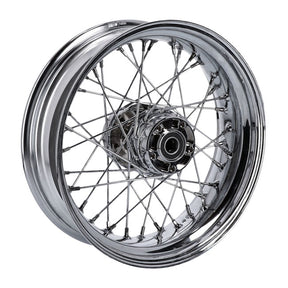 5.00 X 16 Rear Wheel 40 Spokes Chrome Rear Wheels 16 Inch Mcs
