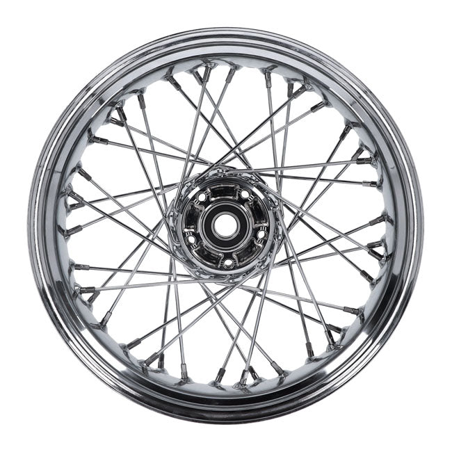 5.00 X 16 Rear Wheel 40 Spokes Chrome Rear Wheels 16 Inch Mcs