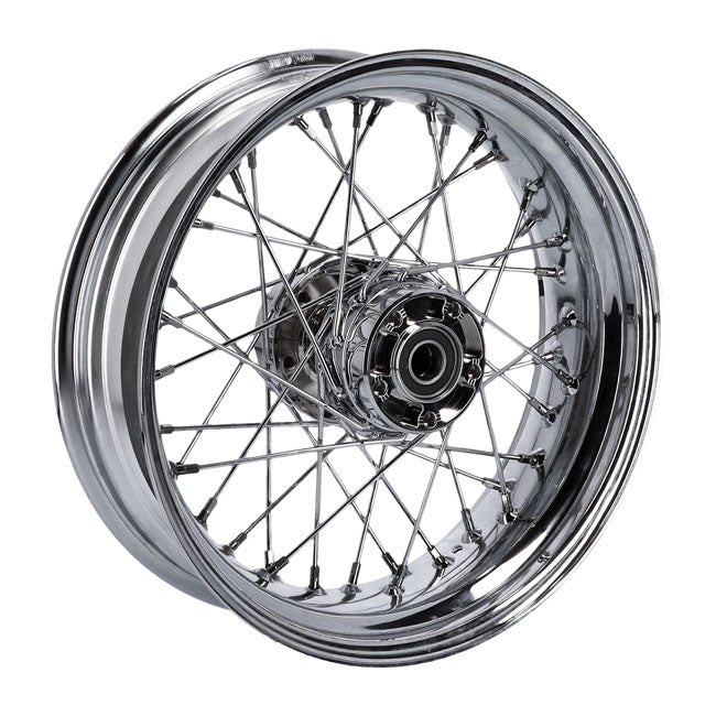 5.00 X 16 Rear Wheel 40 Spokes Chrome Rear Wheels 16 Inch Mcs