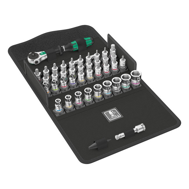 Wera Zyklop ratchet kit 42 pcs. 1/4" drive Metric sizes TOOLS SOCKET SET Wera