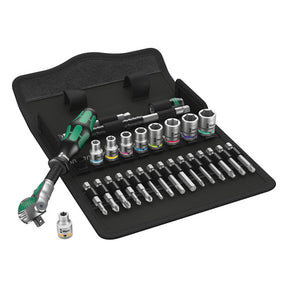 Wera Zyklop ratchet kit 28 pcs. 1/4" drive US Sizes TOOLS SOCKET SET Wera