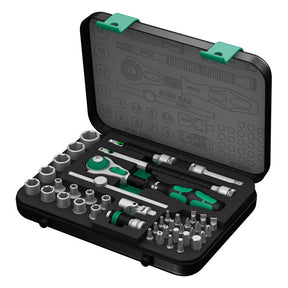 Wera 8100 SA 2 Zyklop Speed Ratchet kit 1/4" drive - metric TOOLS SOCKET SET Wera