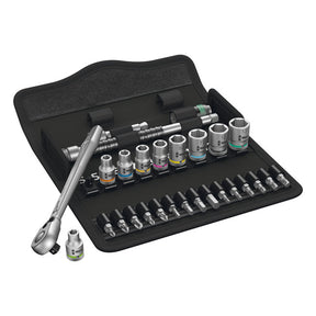 Wera Zyklop ratchet switch kit 28 pcs. 1/4" drive - Metric TOOLS SOCKET SET Wera