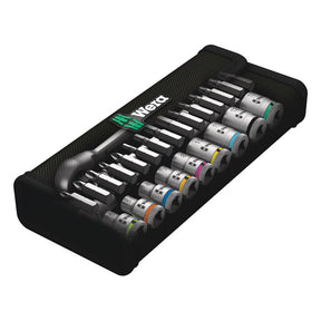 Wera Zyklop ratchet switch kit 28 pcs. 1/4" drive - Metric TOOLS SOCKET SET Wera