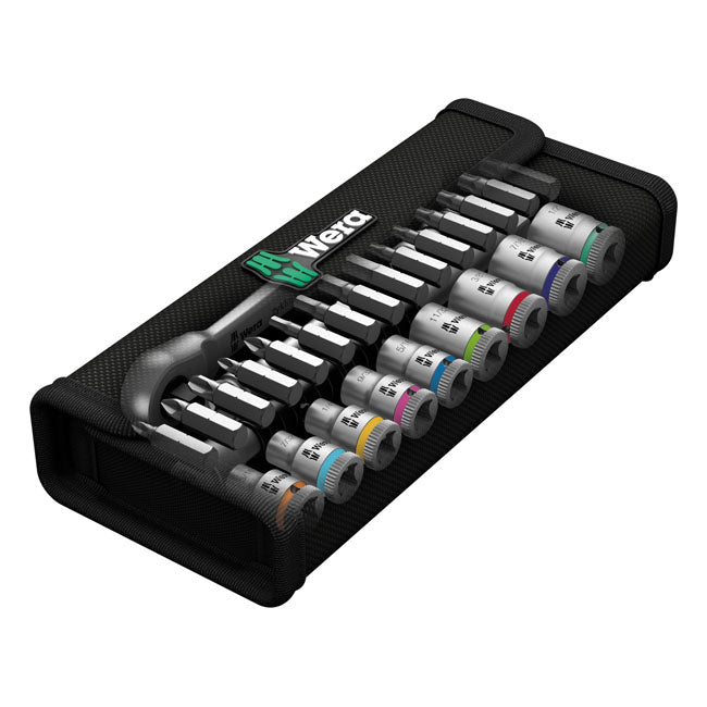 Wera Zyklop ratchet switch kit 28 pcs. 1/4" drive - US Sizes TOOLS SOCKETS Wera