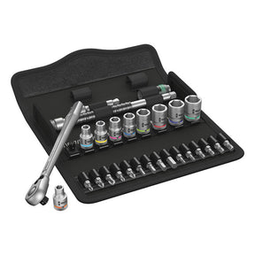 Wera Zyklop ratchet switch kit 28 pcs. 1/4" drive - US Sizes TOOLS SOCKETS Wera