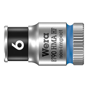 Wera Zyklop 1/4" socket with holding function - Metric 6.0 TOOLS SOCKETS Wera