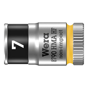 Wera Zyklop 1/4" socket with holding function - Metric 7.0 TOOLS SOCKETS Wera