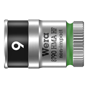 Wera Zyklop 1/4" socket with holding function - Metric 9.0 TOOLS SOCKETS Wera