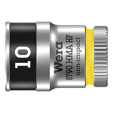 Wera Zyklop 1/4" socket with holding function - Metric 10.0 TOOLS SOCKETS Wera