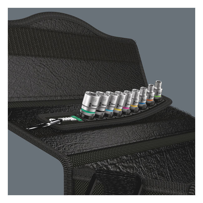 Wera socket belt with 1/4" drive hex sockets - Metric TOOLS SOCKET SET Wera