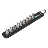 Wera socket belt with 1/4" drive hex socket bits - US sizes TOOLS SOCKET SET Wera