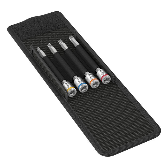 Wera Torx® socket bit set 1/4" with holding function TOOLS SOCKET SET Wera
