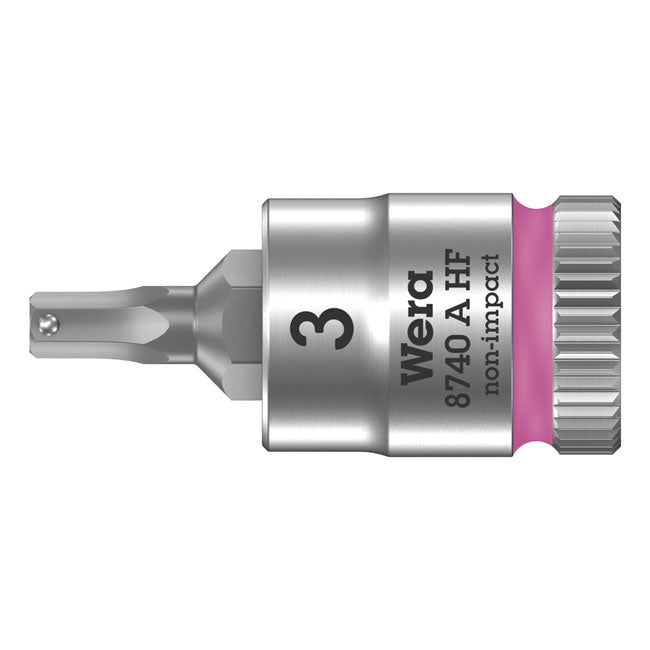 Wera Zyklop 1/4" Hex socket bit w/ holding function - Metric TOOLS SOCKETS Wera