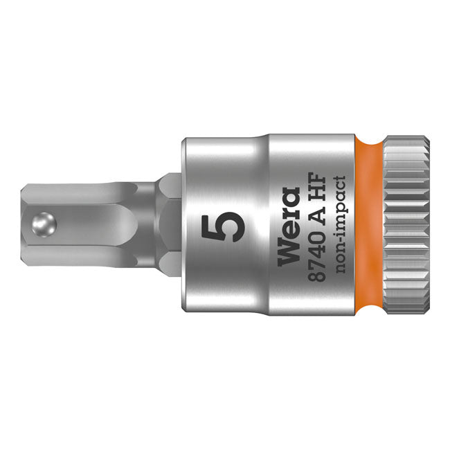 Wera Zyklop 1/4" Hex socket bit w/ holding function - Metric TOOLS SOCKETS Wera