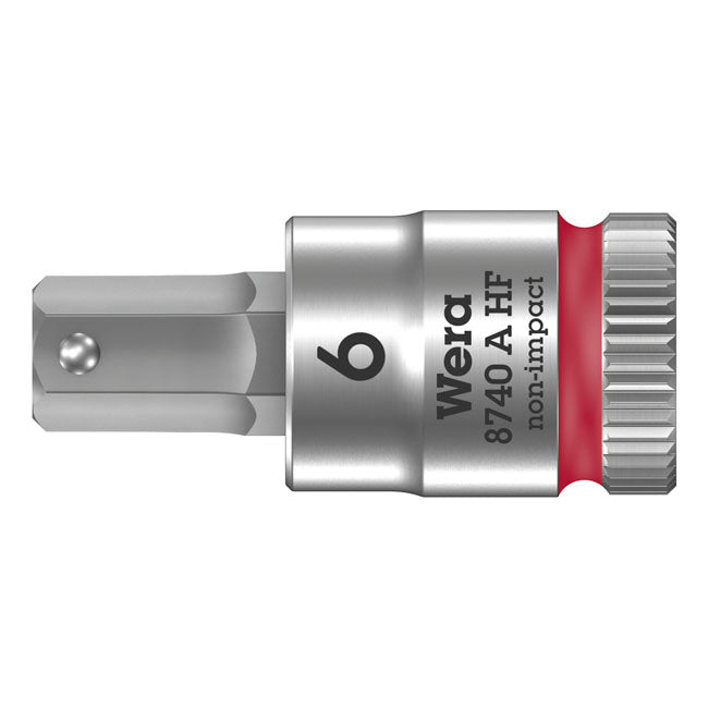 Wera Zyklop 1/4" Hex socket bit w/ holding function - Metric TOOLS SOCKETS Wera