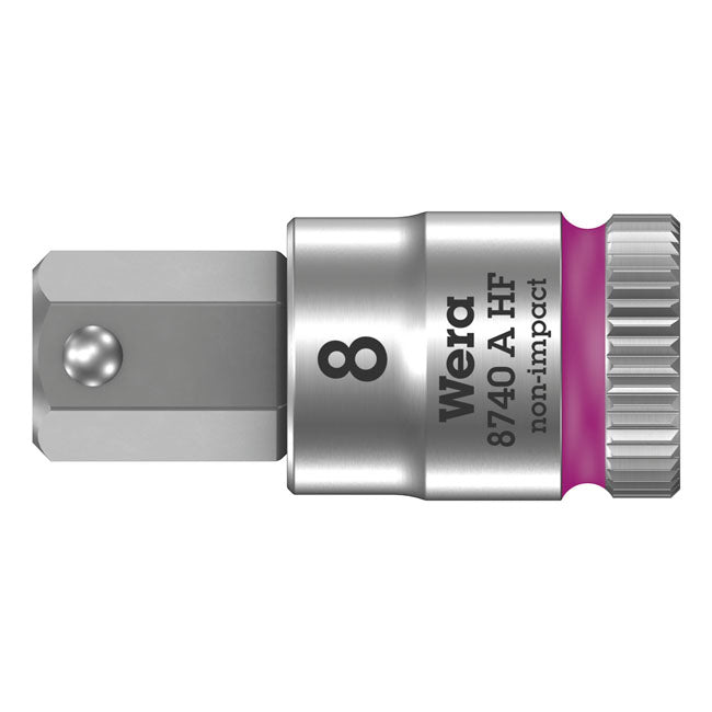 Wera Zyklop 1/4" Hex socket bit w/ holding function - Metric TOOLS SOCKETS Wera