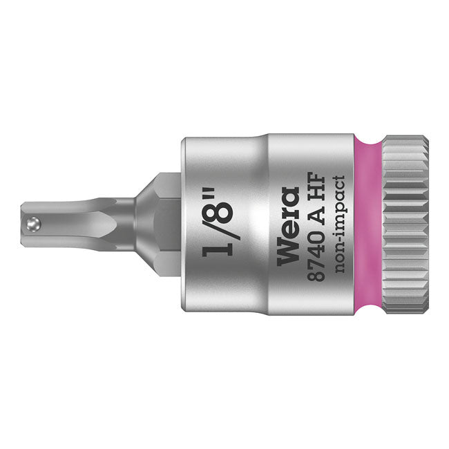 Wera Zyklop 1/4" Hex socket bit w/ holding function US sizes TOOLS SOCKETS Wera