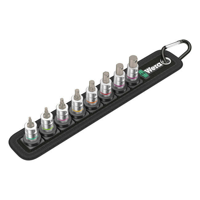Wera socket belt with 1/4" drive Hex sockets - Metric TOOLS SOCKET SET Wera